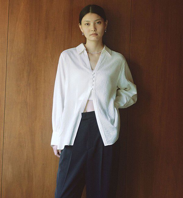 UNITED ARROWS green label relaxing「＜SEASONAL COLLECTION＞ドビー シャツ」|シャツ・ブラウス|WHITE