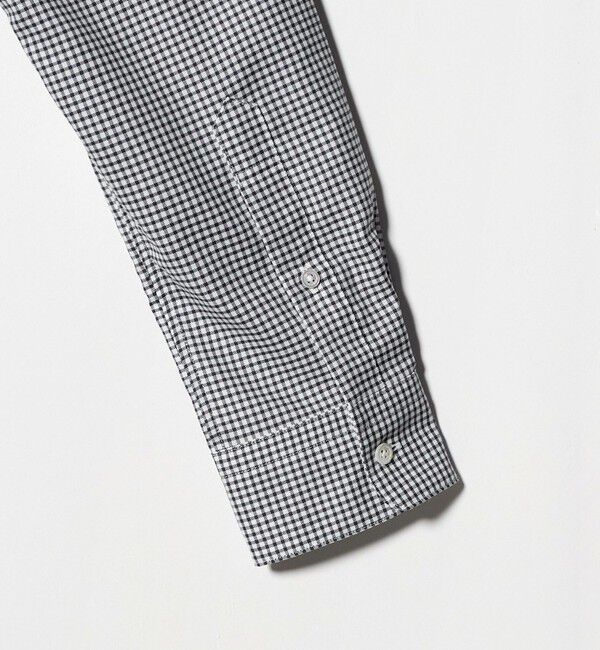 UNITED ARROWS green label relaxing「エブリット コットンオックス ギンガムチェック スナップ ボタンダウン シャツ -イージーアイロン-」|シャツ・ブラウス|