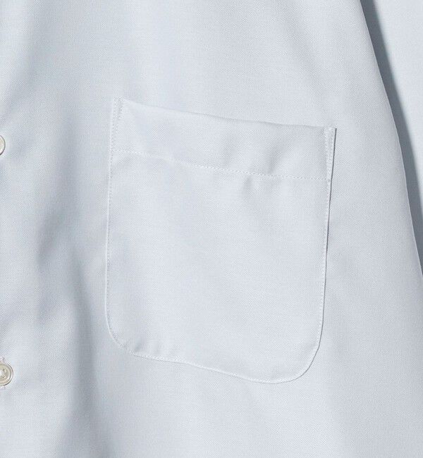 UNITED ARROWS green label relaxing「エブリット コットンオックス ソリッド スナップ ボタンダウン シャツ -イージーアイロン-」|シャツ・ブラウス|