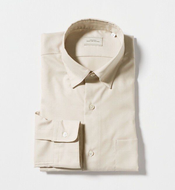 UNITED ARROWS green label relaxing「エブリット コットンオックス ソリッド スナップ ボタンダウン シャツ -イージーアイロン-」|シャツ・ブラウス|