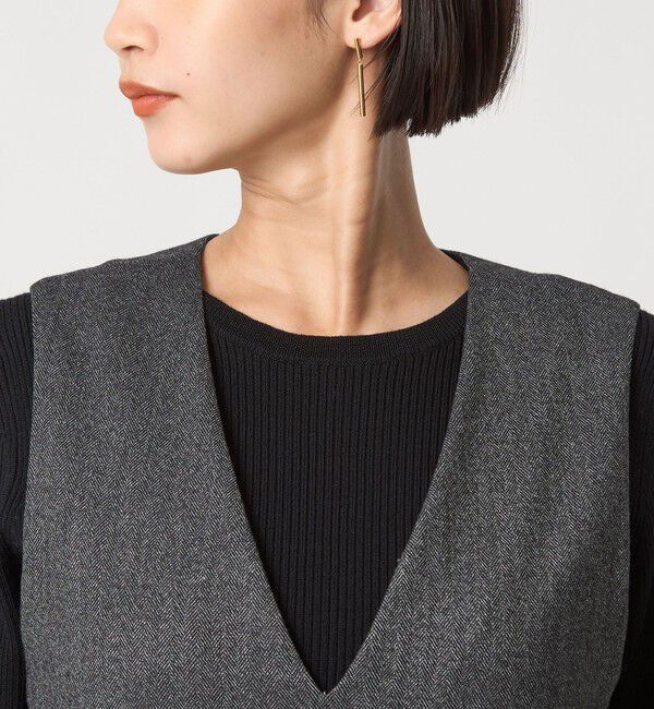 UNITED ARROWS green label relaxing「ホームスパン ジャンパースカート ストレッチ」|ジャンパースカート|