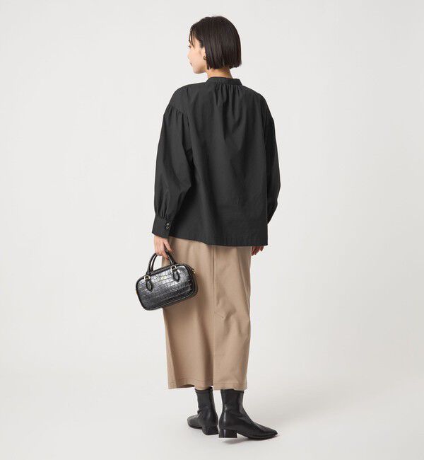 UNITED ARROWS green label relaxing「ブロード ボウタイ ブラウス」|シャツ・ブラウス|