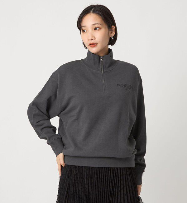 UNITED ARROWS green label relaxing「ミュージアム ロゴ ハーフジップ プルオーバー」|スウェット・ジャージ|