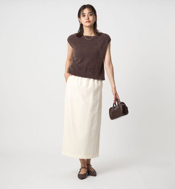 UNITED ARROWS green label relaxing「ドットジャカード タイト スカート」|タイト|