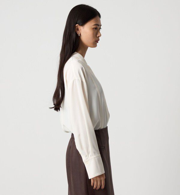 EMMEL REFINES「＜EMMEL REFINES＞EM レイヤー トロミ シャツ」|シャツ・ブラウス|