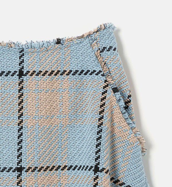 EMMEL REFINES「＜EMMEL REFINES＞EM ツィードライク チェック フレアスカート」|スカート|