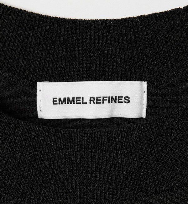 EMMEL REFINES「＜EMMEL REFINES＞EM クルーネック Aライン ミニワンピース」|ワンピース|