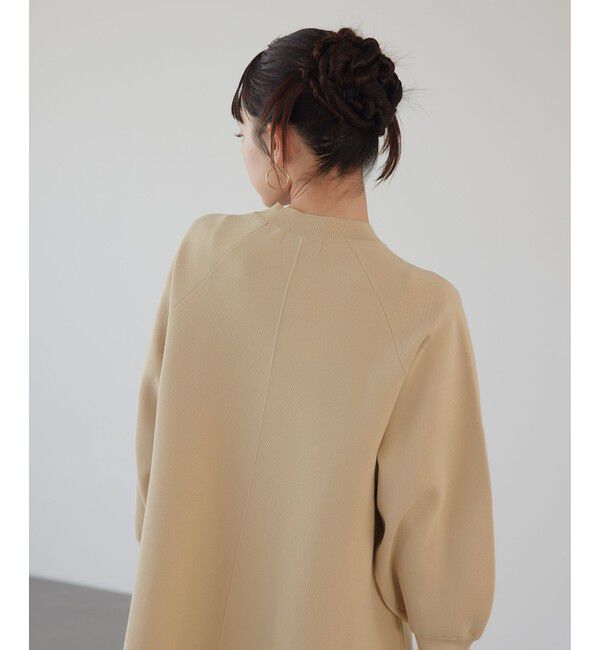 EMMEL REFINES「＜EMMEL REFINES＞EM クルーネック Aライン ミニワンピース」|ワンピース|