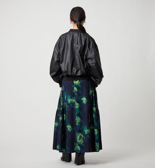 EMMEL REFINES「＜EMMEL REFINES＞EM レザーライク サテン ブルゾン」|その他|