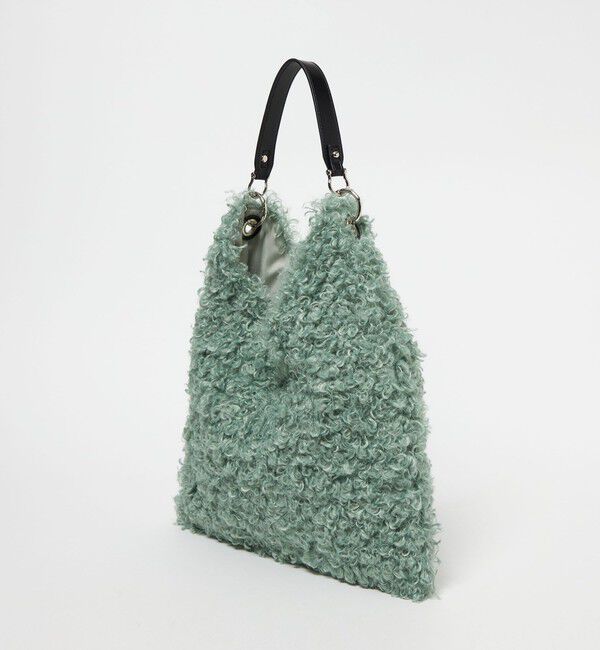 EMMEL REFINES「＜EMMEL REFINES＞EM カーリー フェイクファー １ショルダー トートバッグ」|トートバッグ|