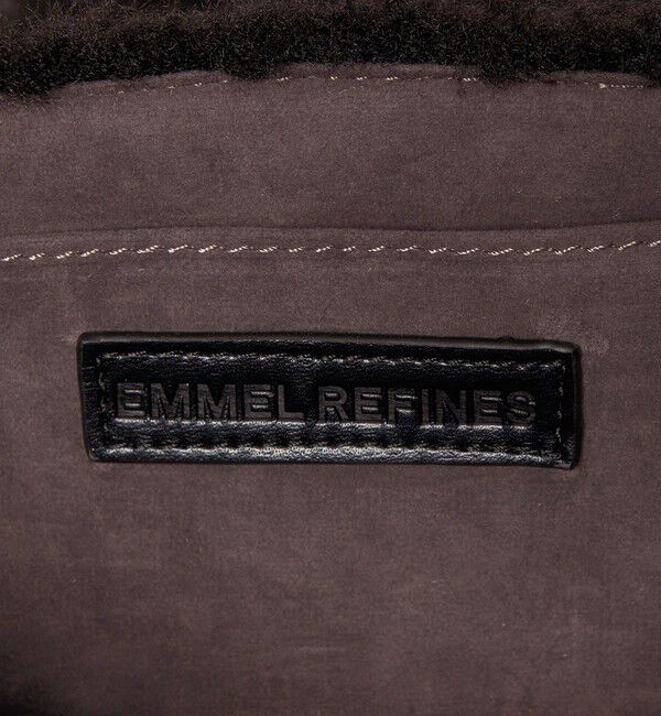 EMMEL REFINES「＜EMMEL REFINES＞EM フラップ ボア ショルダーバッグ」|ショルダー・メッセンジャー|