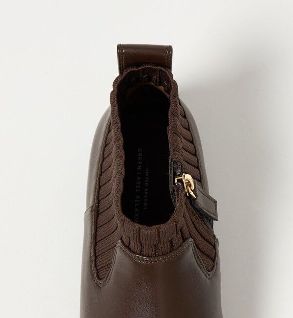 UNITED ARROWS green label relaxing「ストレッチ フラット ショートブーツ 撥水」|ロングブーツ|