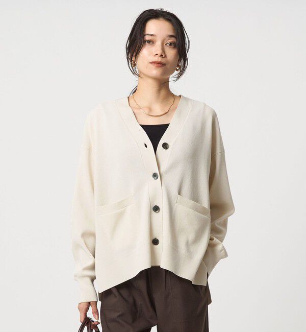 UNITED ARROWS green label relaxing「パフニット カーディガン ウォッシャブル」|カーディガン|