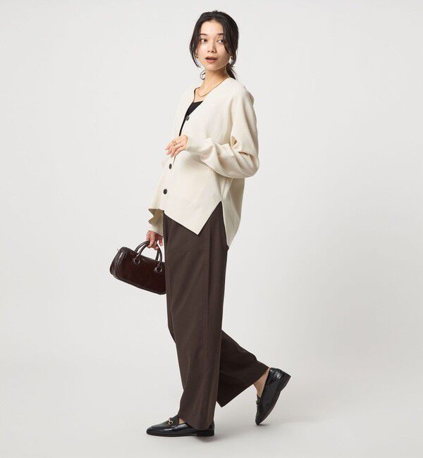 UNITED ARROWS green label relaxing「パフニット カーディガン ウォッシャブル」|カーディガン|