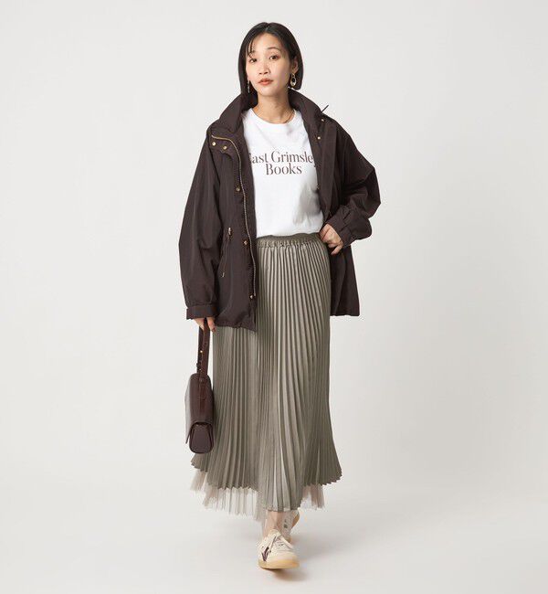 UNITED ARROWS green label relaxing「［size SHORT/TALLあり］2WAY チュール プリーツ スカート」|フレア|