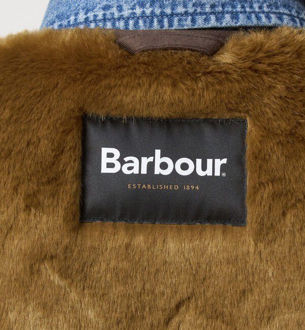 UNITED ARROWS green label relaxing「【別注】＜Barbour＞コーデュロイ&times;フェイクファー リバーシブル ベスト」|ベスト・ジレ|