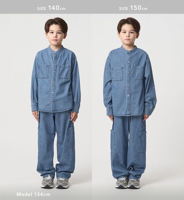 UNITED ARROWS green label relaxing「デニムシャツ / キッズ  100cm-160cm」|シャツ・ブラウス|