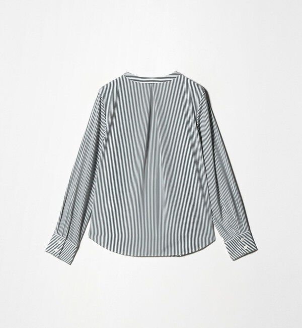 UNITED ARROWS green label relaxing「肩タック Vネック ブラウス マシンウォッシャブル UVカット」|シャツ・ブラウス|