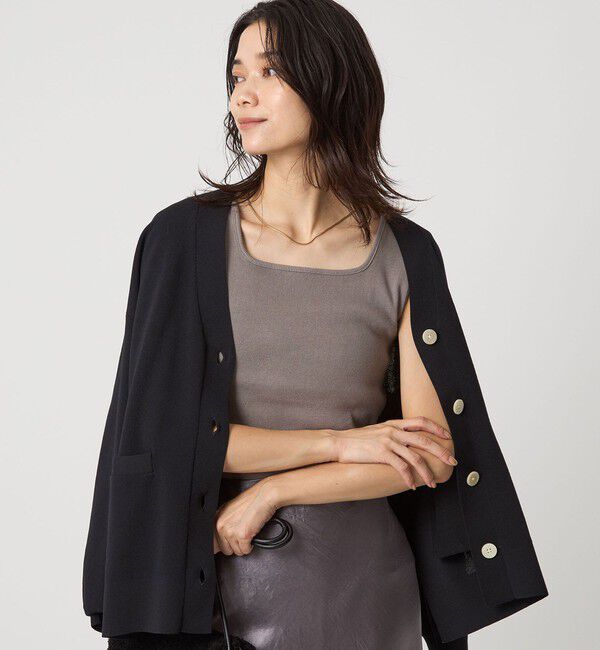 UNITED ARROWS green label relaxing「デコルテ フライス タンクトップ 2」|タンクトップ|