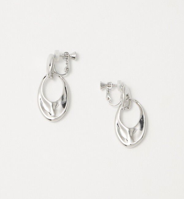 UNITED ARROWS green label relaxing「Wオーバルリング イヤリング」|ピアス|