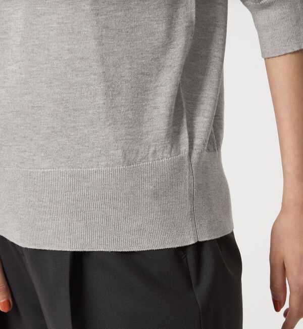 UNITED ARROWS green label relaxing「ブライトフォルム Vネック ニット プルオーバー」|ニット・セーター|