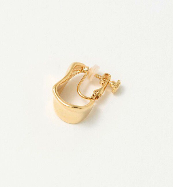 UNITED ARROWS green label relaxing「プレート フープ イヤリング」|イヤリング|