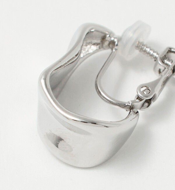 UNITED ARROWS green label relaxing「プレート フープ イヤリング」|イヤリング|