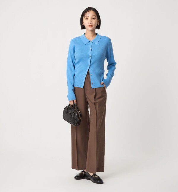 UNITED ARROWS green label relaxing「［size SHORT/TALLあり］キチントボトムス カバー ワイド パンツ」|スラックス|