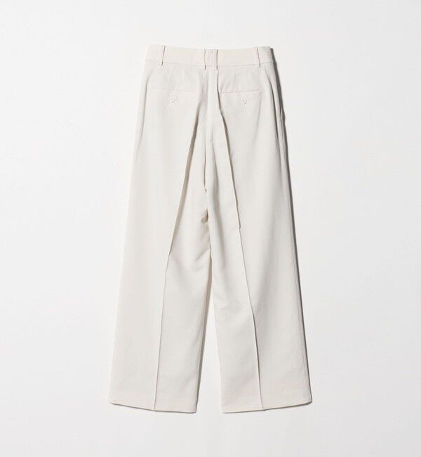 UNITED ARROWS green label relaxing「［size SHORT/TALLあり］キチントボトムス カバー ワイド パンツ オフホワイト」|スラックス|