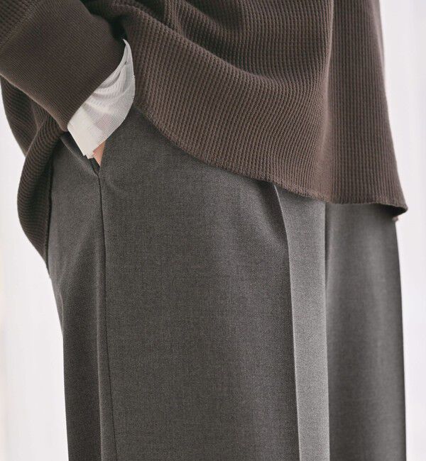 UNITED ARROWS green label relaxing「【WEB限定】＜at ease＞オルマイ ワイド パンツ マシンウォッシャブル ストレッチ 帯電防止」|その他|