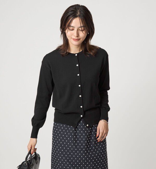 UNITED ARROWS green label relaxing「＜1_OF MINE＞クルーネック ニット カーディガン マシンウォッシャブル」|カーディガン|