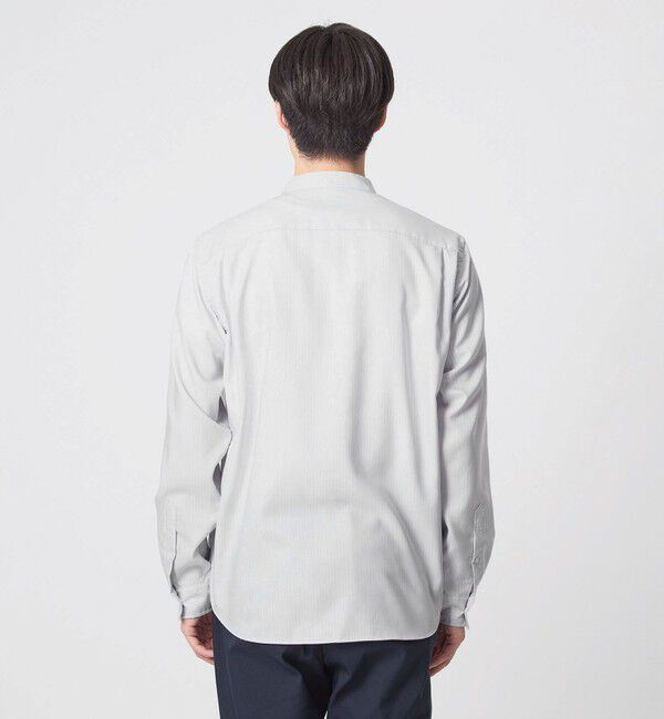 UNITED ARROWS green label relaxing「W/R オックス バンドカラー シャツ」|シャツ・ブラウス|