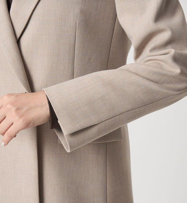 UNITED ARROWS green label relaxing「ダブルクロス ダブル ジャケット ウォッシャブル ストレッチ」|テーラードジャケット|