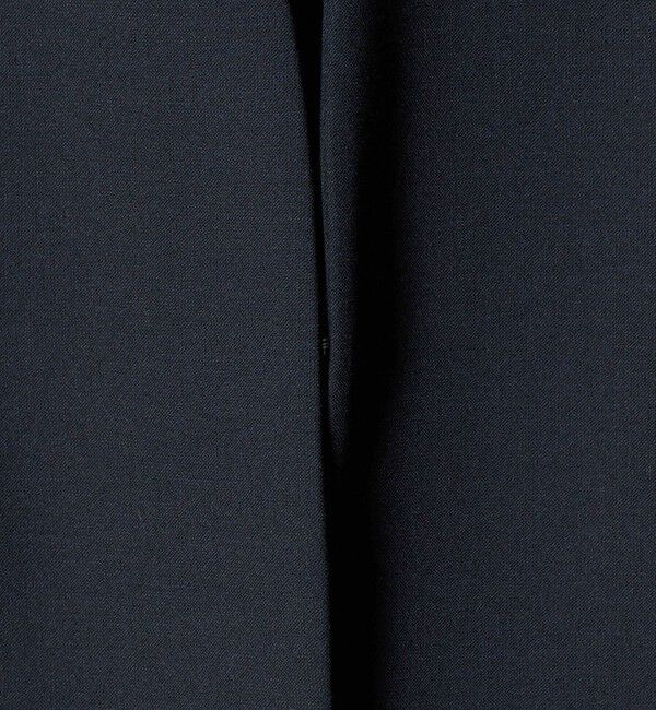 UNITED ARROWS green label relaxing「ダブルクロス ノーラペル ジャケット ウォッシャブル ストレッチ」|ノーカラージャケット|