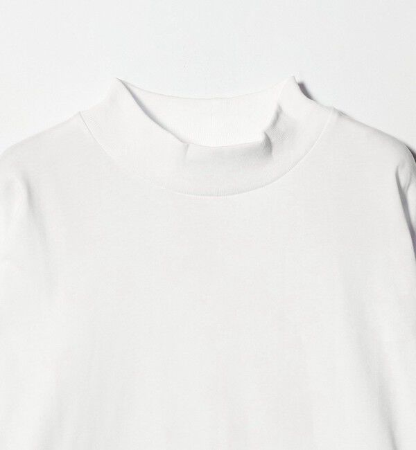 UNITED ARROWS green label relaxing「LONG FIBER COTTON クリア モックネック 長袖 Tシャツ」|Tシャツ・カットソー|