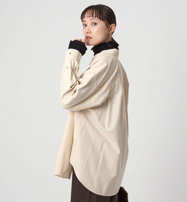 UNITED ARROWS green label relaxing「ライトコール シャツ」|シャツ・ブラウス|