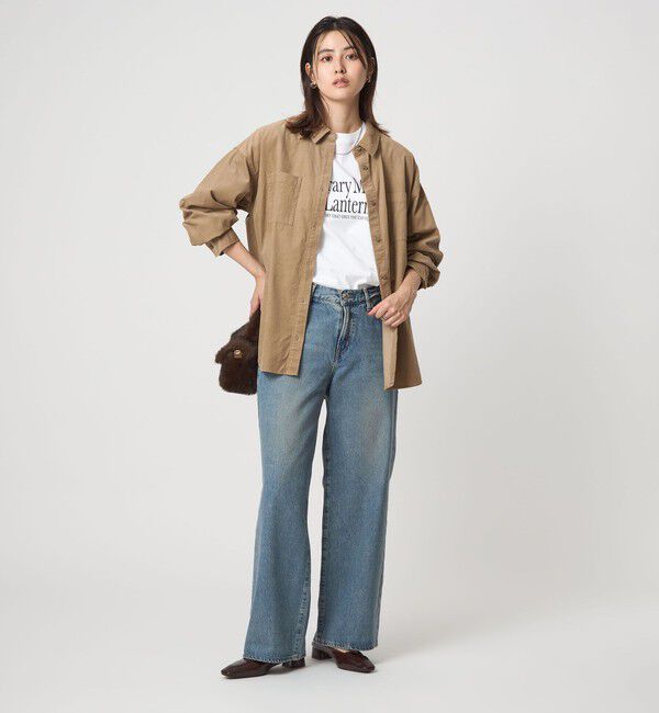 UNITED ARROWS green label relaxing「ライトコール シャツ」|シャツ・ブラウス|