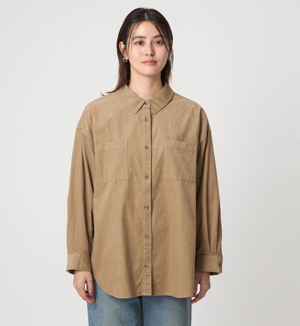 UNITED ARROWS green label relaxing「ライトコール シャツ」|シャツ・ブラウス|