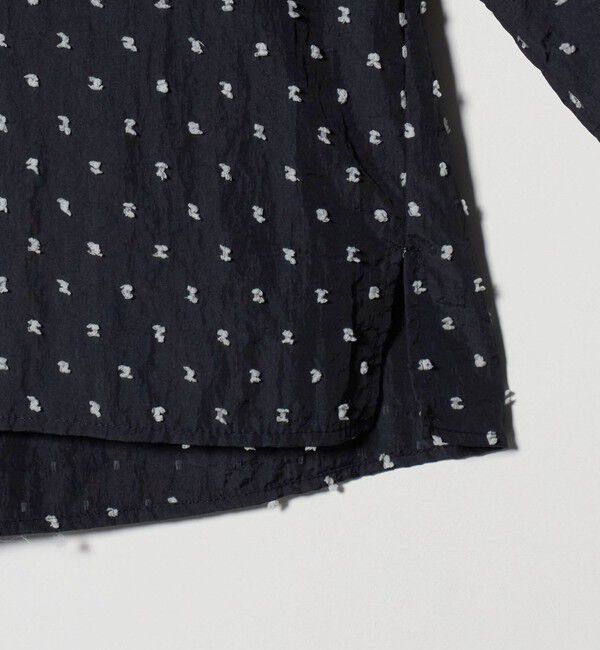 UNITED ARROWS green label relaxing「ドットジャカード ブラウス」|シャツ・ブラウス|