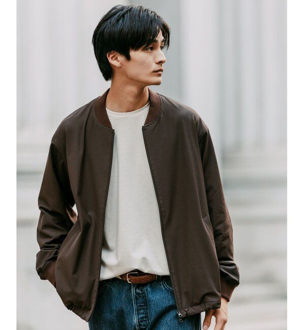 UNITED ARROWS green label relaxing「FREELITCH リブ ブルゾン -ストレッチ-」|ブルゾン・スタジャン|