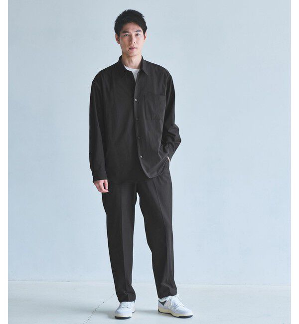 UNITED ARROWS green label relaxing「FREELITCH ボックス レギュラーカラー シャツ -ストレッチ-」|シャツ・ブラウス|