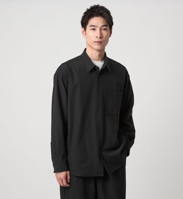 UNITED ARROWS green label relaxing「FREELITCH ボックス レギュラーカラー シャツ -ストレッチ-」|シャツ・ブラウス|