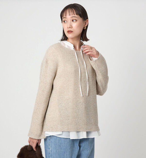 UNITED ARROWS green label relaxing「ニットライク ルージー プルオーバー」|Tシャツ・カットソー|