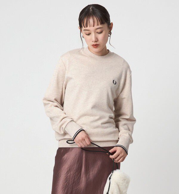 UNITED ARROWS green label relaxing「＜FRED PERRY＞クルーネック スウェット プルオーバー」|スウェット・ジャージ|NATURAL