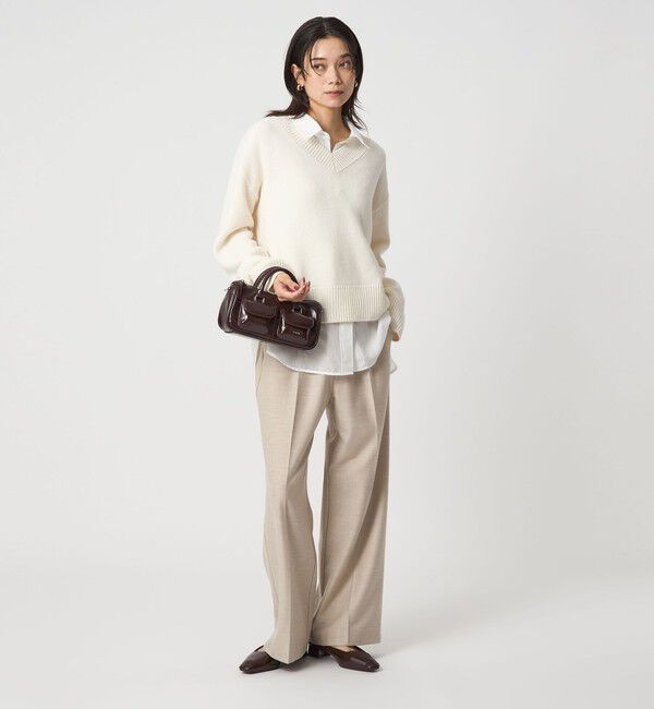 UNITED ARROWS green label relaxing「SERENITY Vネック プルオーバー ニット」|ニット・セーター|