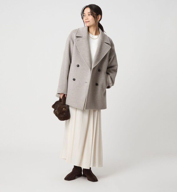 UNITED ARROWS green label relaxing「［size SHORTあり］＜1_OF MINE＞W ピーコート」|ピーコート|