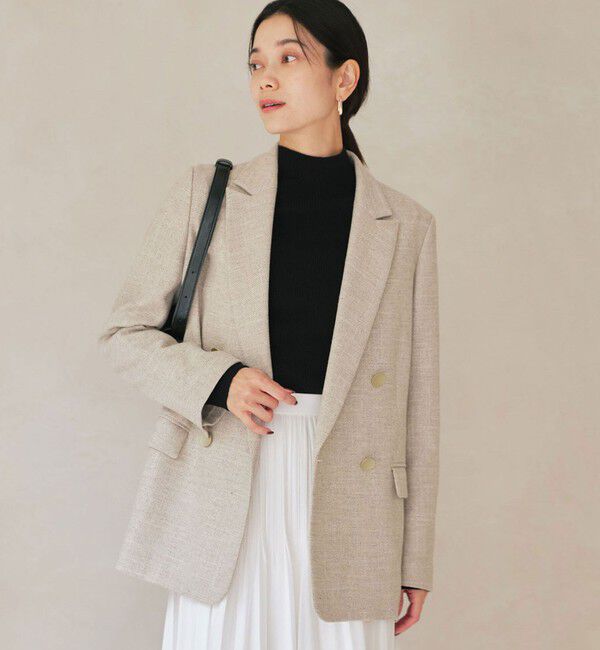 UNITED ARROWS green label relaxing「［size SHORTあり］スラブ ダブル ジャケット」|テーラードジャケット|