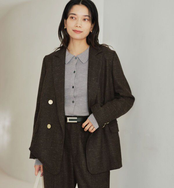 UNITED ARROWS green label relaxing「［size SHORTあり］スラブ ダブル ジャケット」|テーラードジャケット|