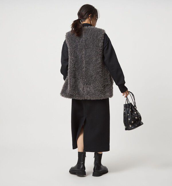 UNITED ARROWS green label relaxing「ダンボール ハイネック ワンピース」|ワンピース|