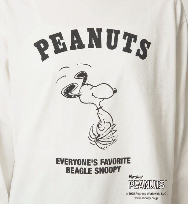 UNITED ARROWS green label relaxing「＜at ease＞PEANUTS ロングスリーブ カットソー」|Tシャツ・カットソー|
